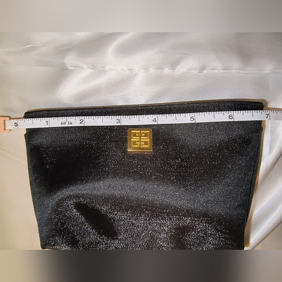 Givenchy Cosmetic Parfum Bag in Shimmery Black with Gold Hardware - Picture 12 of 14